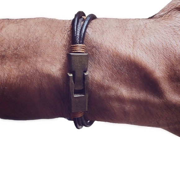 Men Leather Bracelet! - Picture 1 of 1
